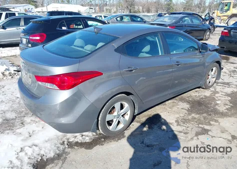 2013 Hyundai Elantra Gls из США, поврежденный, VIN 5NPDH4AE1DH386948